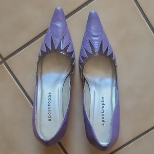 Apostrophe Purple Heels Elegant and Stylish